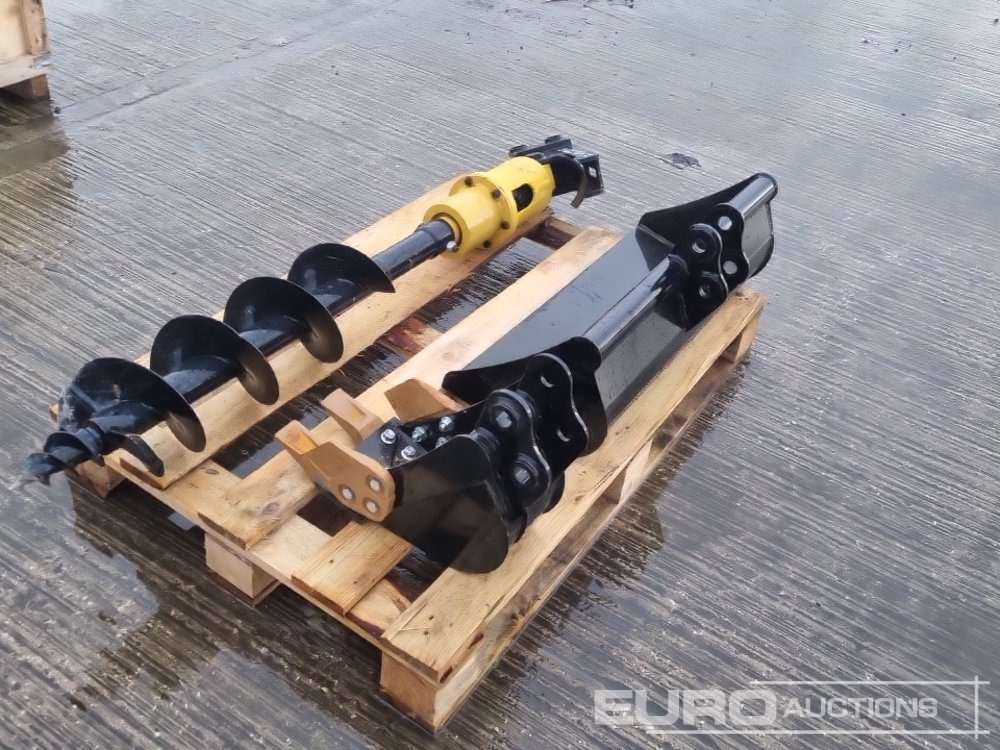 Unused 32" Ditching, 8" Digging Bucket, Hydraulic 200mm Auger Flight & Drive 25mm Pin to suit Mini Excavator - Кофа: снимка 3 Unused 32" Ditching, 8" Digging Bucket, Hydraulic 200mm Auger Flight & Drive 25mm Pin to suit Mini Excavator - Кофа: снимка 3