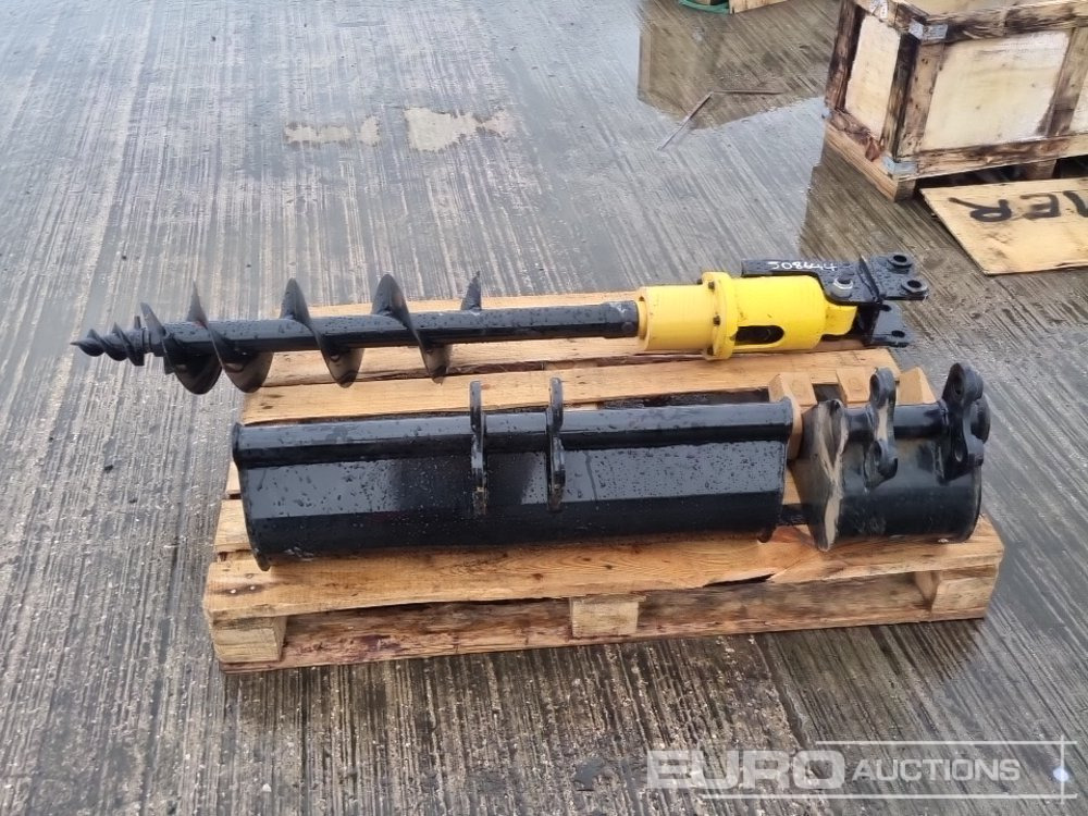 Unused 32" Ditching, 8" Digging Bucket, Hydraulic 200mm Auger Flight & Drive 25mm Pin to suit Mini Excavator - Кофа: снимка 4 Unused 32" Ditching, 8" Digging Bucket, Hydraulic 200mm Auger Flight & Drive 25mm Pin to suit Mini Excavator - Кофа: снимка 4