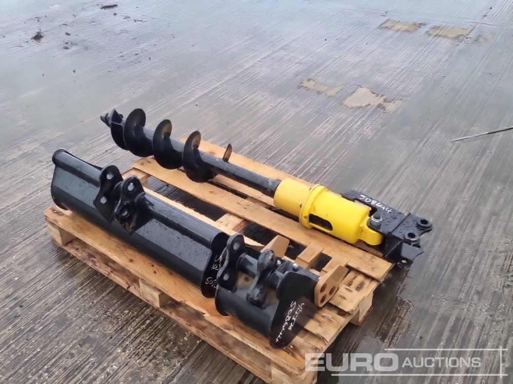 Unused 32" Ditching, 8" Digging Bucket, Hydraulic 200mm Auger Flight & Drive 25mm Pin to suit Mini Excavator - Кофа: снимка 5 Unused 32" Ditching, 8" Digging Bucket, Hydraulic 200mm Auger Flight & Drive 25mm Pin to suit Mini Excavator - Кофа: снимка 5