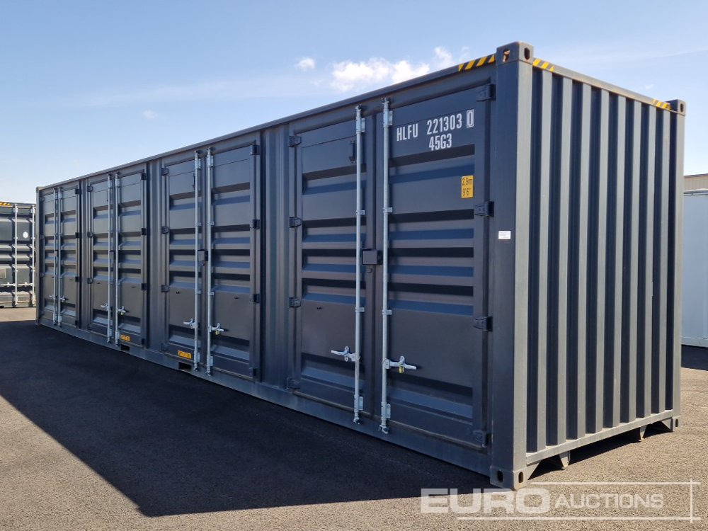 Unused 40ft HC Container, 4 Side Doors, 1 End Door (Cannot Be Reconsigned) - Морски контейнер: снимка 4 Unused 40ft HC Container, 4 Side Doors, 1 End Door (Cannot Be Reconsigned) - Морски контейнер: снимка 4