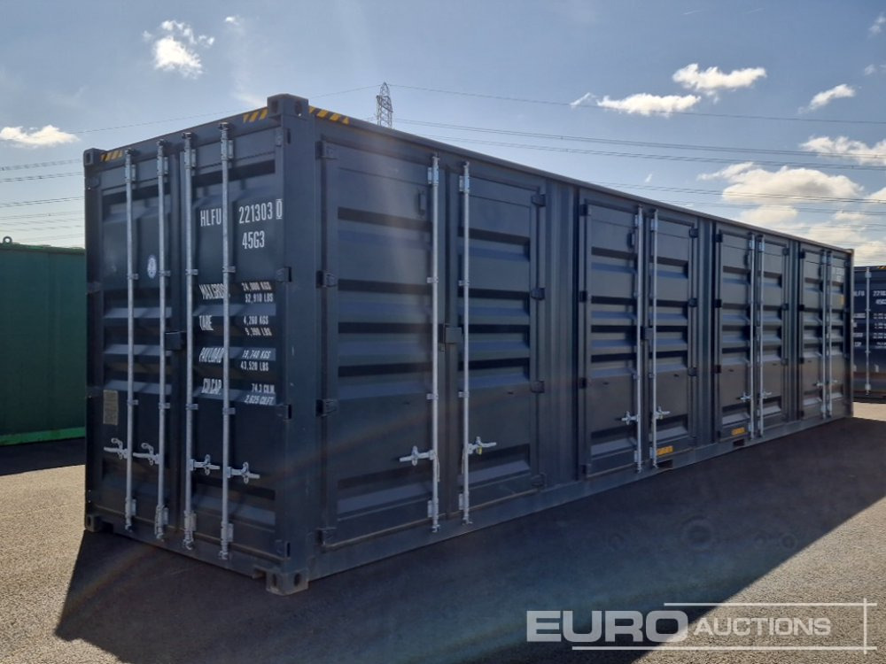 Unused 40ft HC Container, 4 Side Doors, 1 End Door (Cannot Be Reconsigned) - Морски контейнер: снимка 2 Unused 40ft HC Container, 4 Side Doors, 1 End Door (Cannot Be Reconsigned) - Морски контейнер: снимка 2