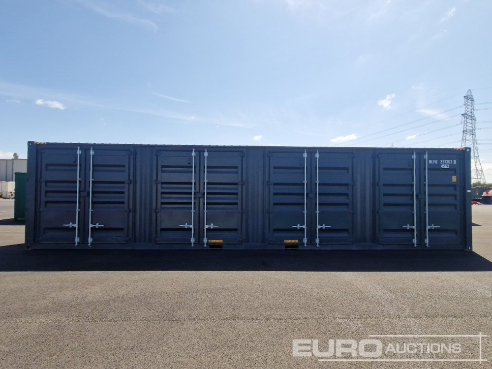 Unused 40ft HC Container, 4 Side Doors, 1 End Door (Cannot Be Reconsigned) - Морски контейнер: снимка 3 Unused 40ft HC Container, 4 Side Doors, 1 End Door (Cannot Be Reconsigned) - Морски контейнер: снимка 3