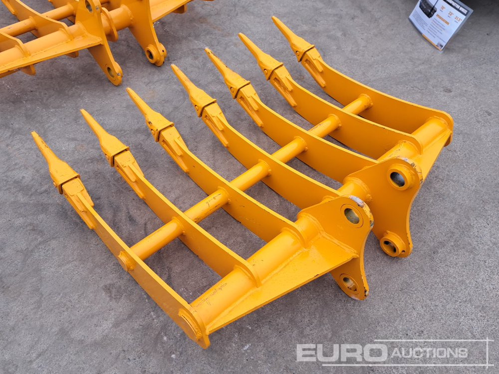 Unused 44" Rake 45mm Pin to suit 4-6 Ton Excavator - Кофа: снимка 2 Unused 44" Rake 45mm Pin to suit 4-6 Ton Excavator - Кофа: снимка 2