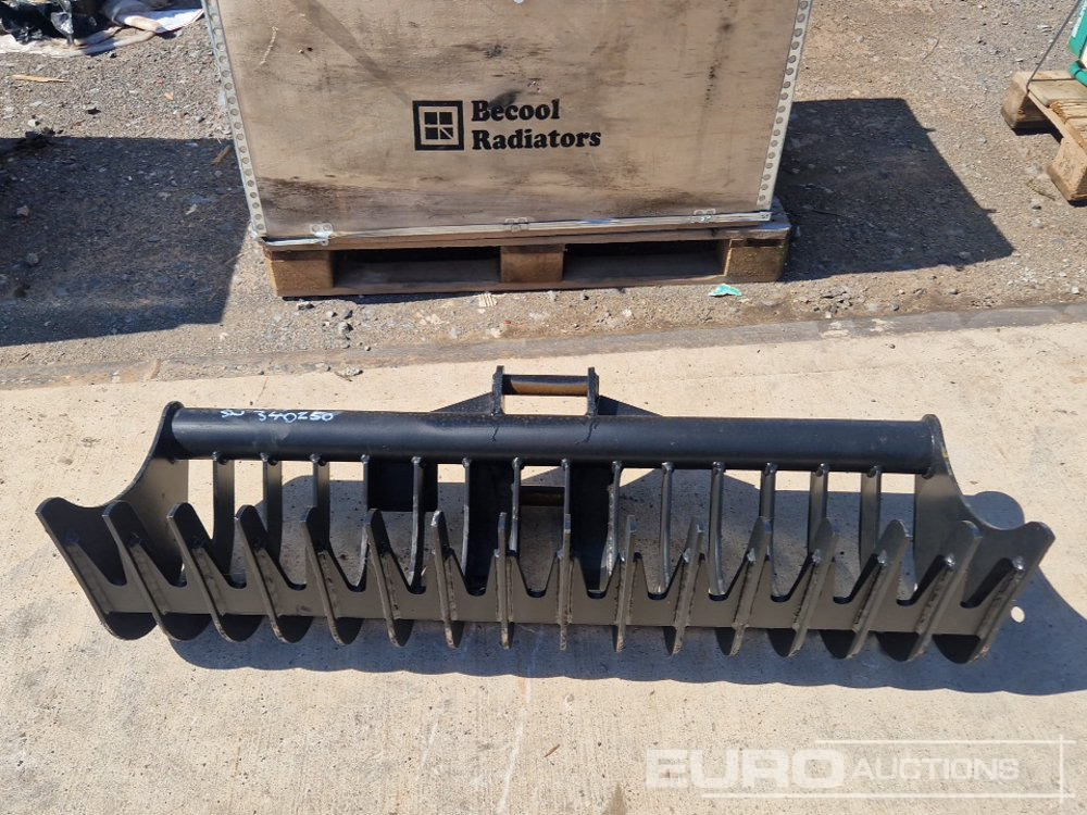 Нови Кофа Unused 48" Rake Bucket to suit Mini Excavator: снимка 8