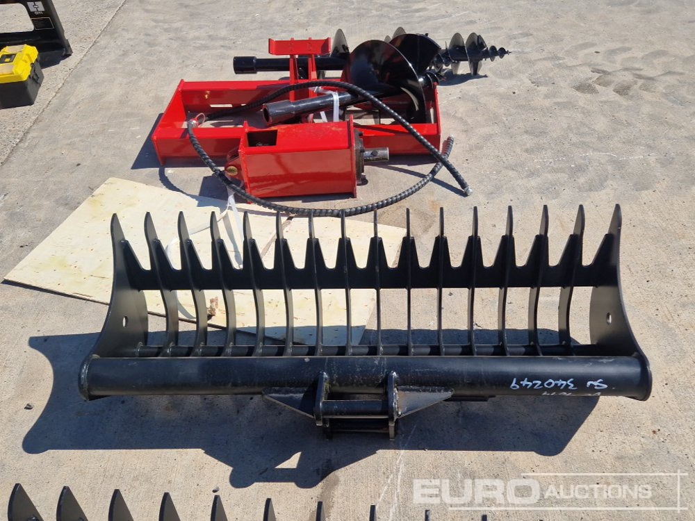 Unused 48" Rake Bucket to suit Mini Excavator - Кофа: снимка 4 Unused 48" Rake Bucket to suit Mini Excavator - Кофа: снимка 4