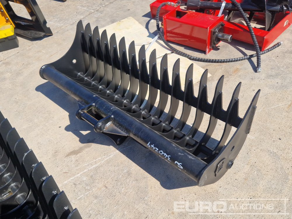 Unused 48" Rake Bucket to suit Mini Excavator - Кофа: снимка 5 Unused 48" Rake Bucket to suit Mini Excavator - Кофа: снимка 5