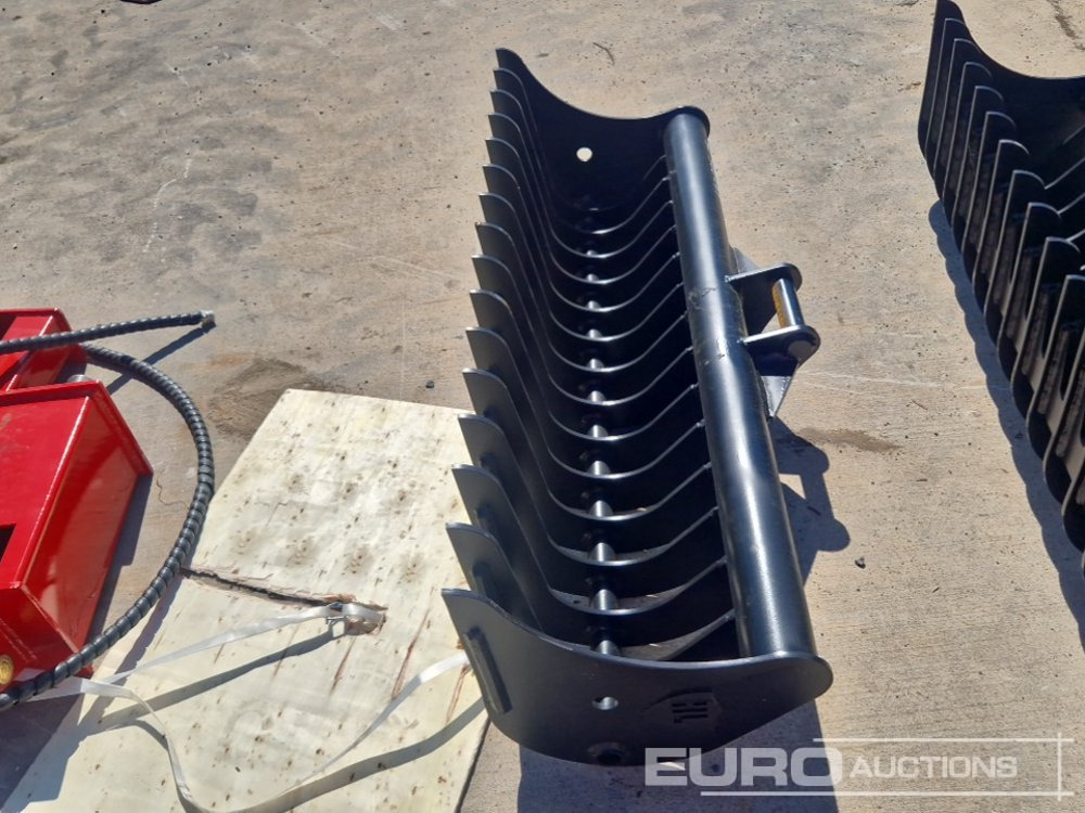 Unused 48" Rake Bucket to suit Mini Excavator - Кофа: снимка 2 Unused 48" Rake Bucket to suit Mini Excavator - Кофа: снимка 2