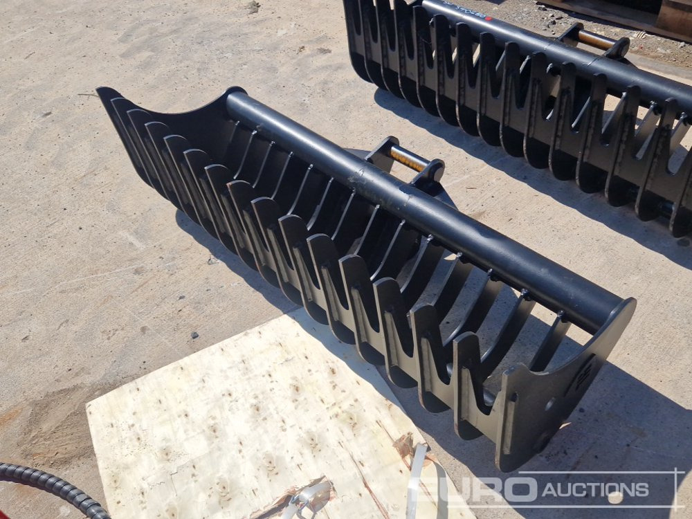 Unused 48" Rake Bucket to suit Mini Excavator - Кофа: снимка 1 Unused 48" Rake Bucket to suit Mini Excavator - Кофа: снимка 1