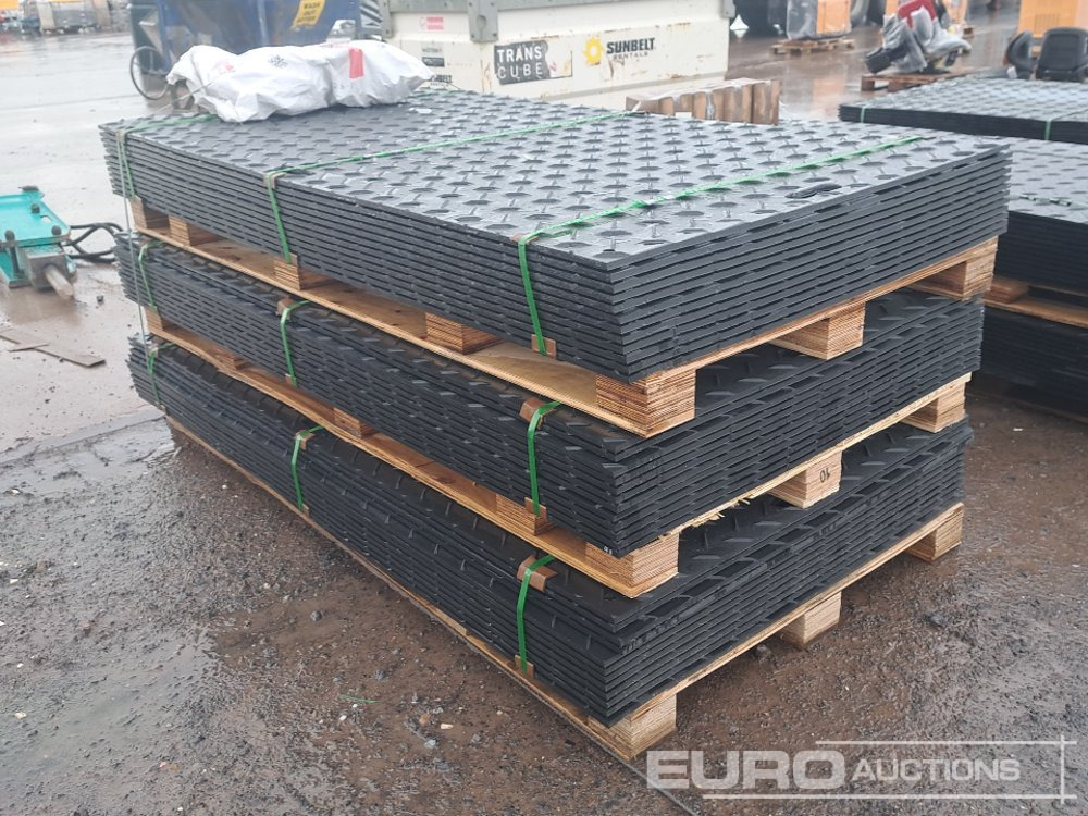 Unused 8'x4' Ground Protection Mats (36 of), Hand Grips, Connectors - Строително оборудване: снимка 4 Unused 8'x4' Ground Protection Mats (36 of), Hand Grips, Connectors - Строително оборудване: снимка 4