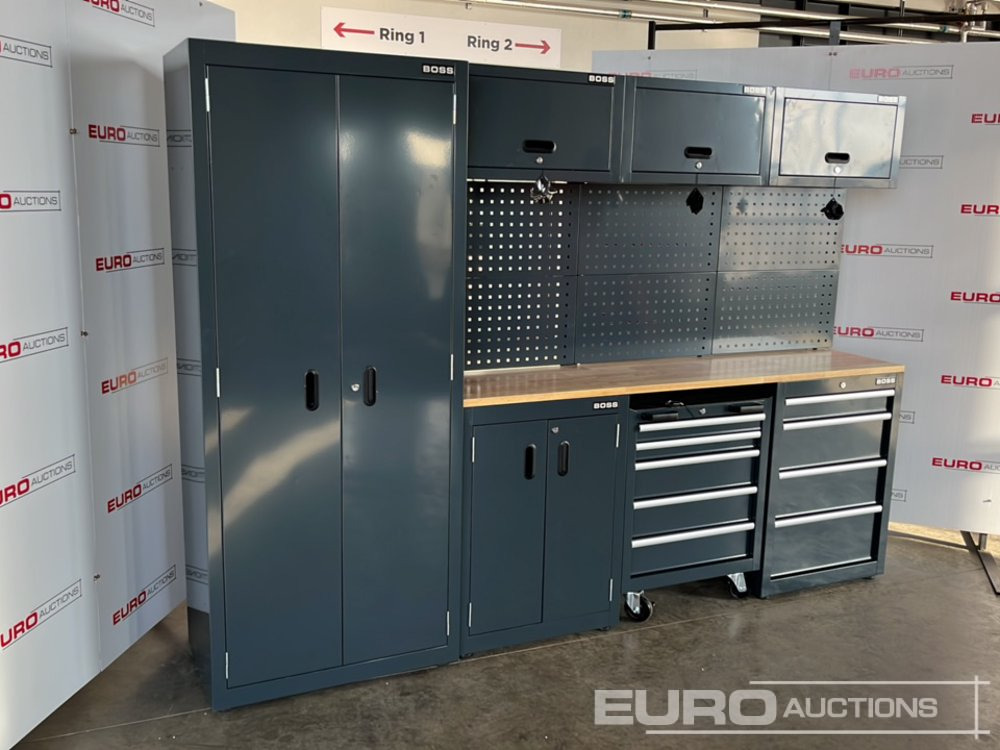 Unused Boss 2.6m 9 Drawer, 5 Cabinet Tool Station - Строително оборудване: снимка 3 Unused Boss 2.6m 9 Drawer, 5 Cabinet Tool Station - Строително оборудване: снимка 3
