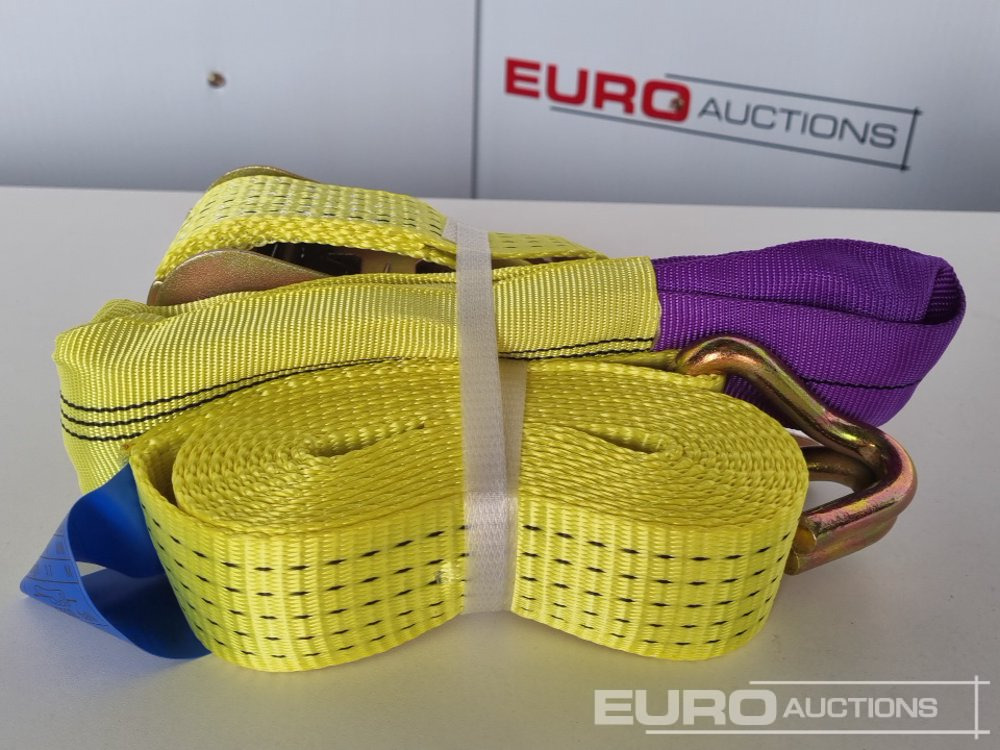 Unused Boss 4M x 50mm 5 Ton Ratchet Straps with Sling (4 of) - Оборудване за гаражи/ Работилници: снимка 4 Unused Boss 4M x 50mm 5 Ton Ratchet Straps with Sling (4 of) - Оборудване за гаражи/ Работилници: снимка 4