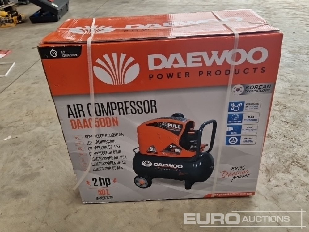 Unused Daewoo DAAC50DN - Компресор за въздух: снимка 4 Unused Daewoo DAAC50DN - Компресор за въздух: снимка 4