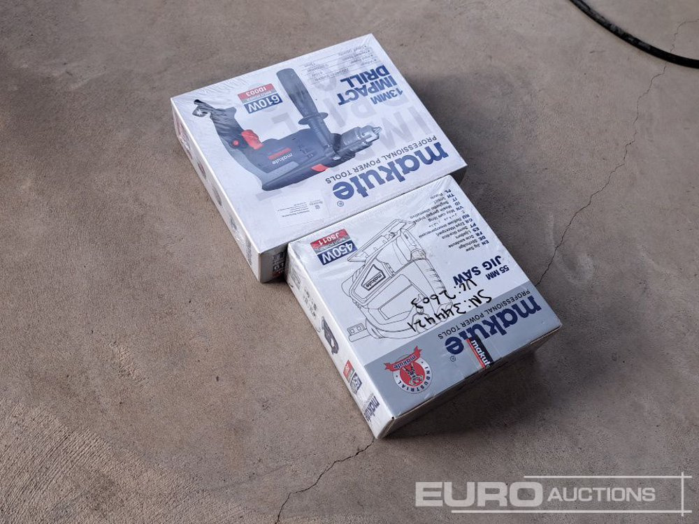 Unused Makute Impact Drill, Jig Saw (2 of) - Строително оборудване: снимка 3 Unused Makute Impact Drill, Jig Saw (2 of) - Строително оборудване: снимка 3