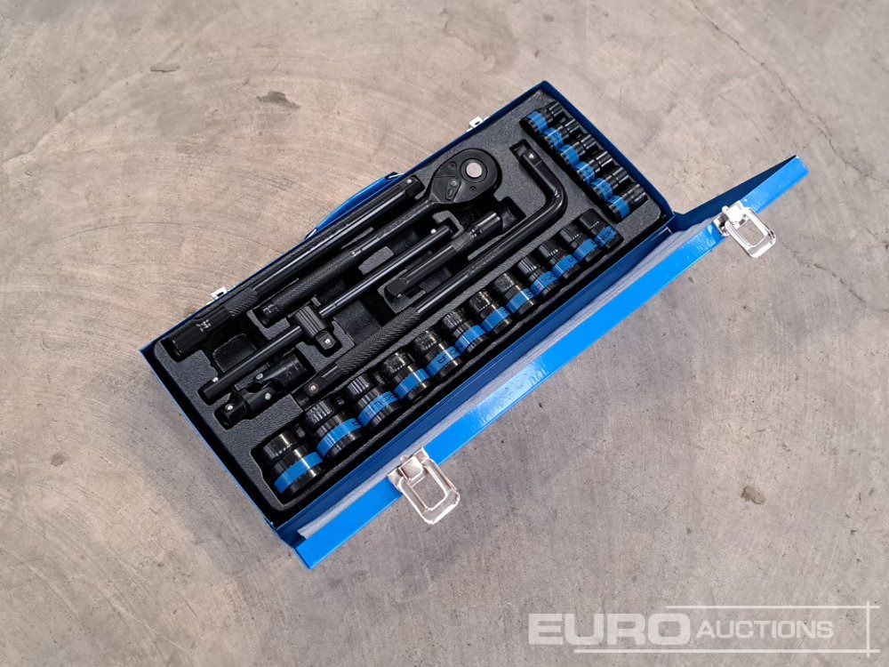 Unused Manarola 36pc Deep Socket and Ratchet Set - Оборудване за гаражи/ Работилници: снимка 2 Unused Manarola 36pc Deep Socket and Ratchet Set - Оборудване за гаражи/ Работилници: снимка 2