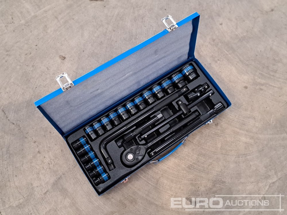 Unused Manarola 36pc Deep Socket and Ratchet Set - Оборудване за гаражи/ Работилници: снимка 4 Unused Manarola 36pc Deep Socket and Ratchet Set - Оборудване за гаражи/ Работилници: снимка 4