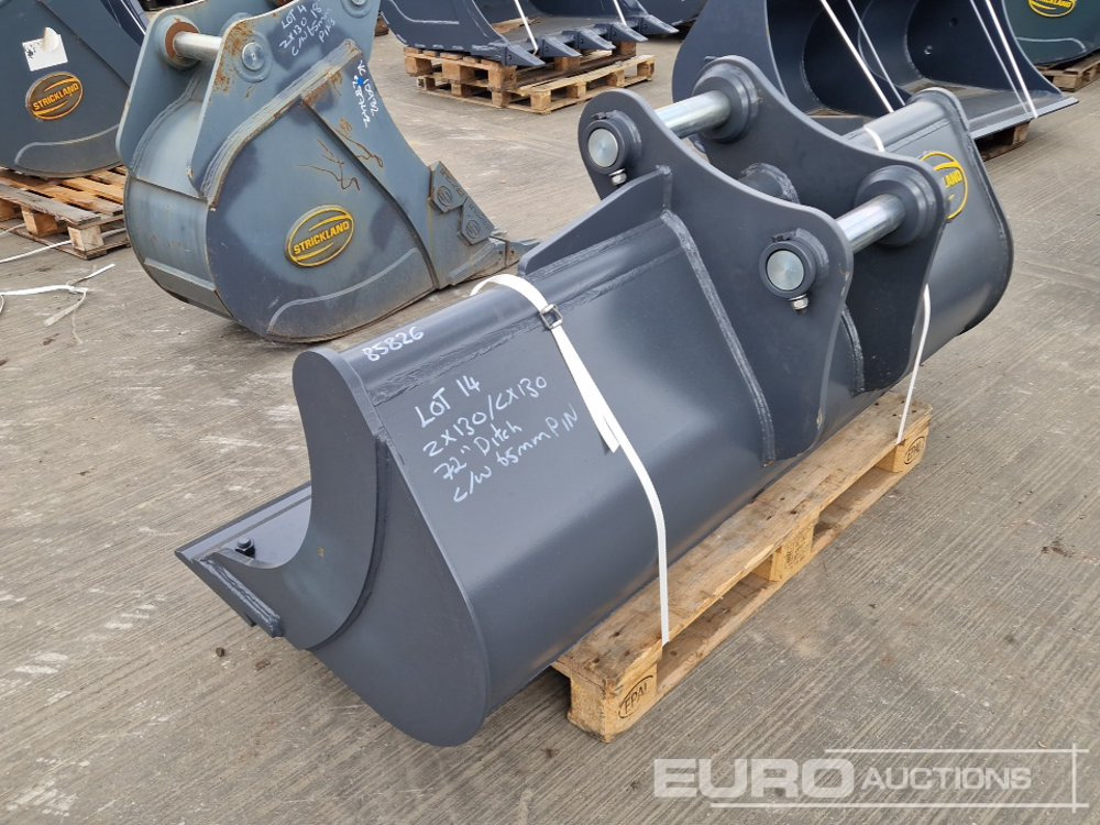 Unused Strickland 72" Ditching Bucket 65mm Pin to suit 13 Ton Excavator - Кофа: снимка 3 Unused Strickland 72" Ditching Bucket 65mm Pin to suit 13 Ton Excavator - Кофа: снимка 3
