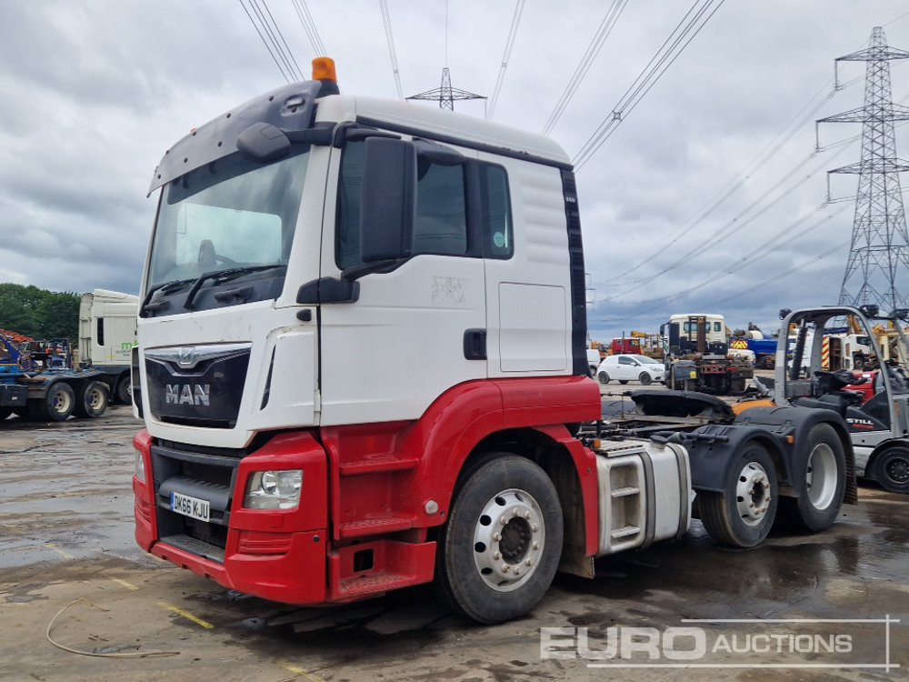 2017 MAN 6x2 Midlift, Tipping Gear, 3 Way Camera, Automatic Gearbox (Reg. Docs. & Plating Certificate Available) (Non Runner) - Влекач: снимка 1 2017 MAN 6x2 Midlift, Tipping Gear, 3 Way Camera, Automatic Gearbox (Reg. Docs. & Plating Certificate Available) (Non Runner) - Влекач: снимка 1