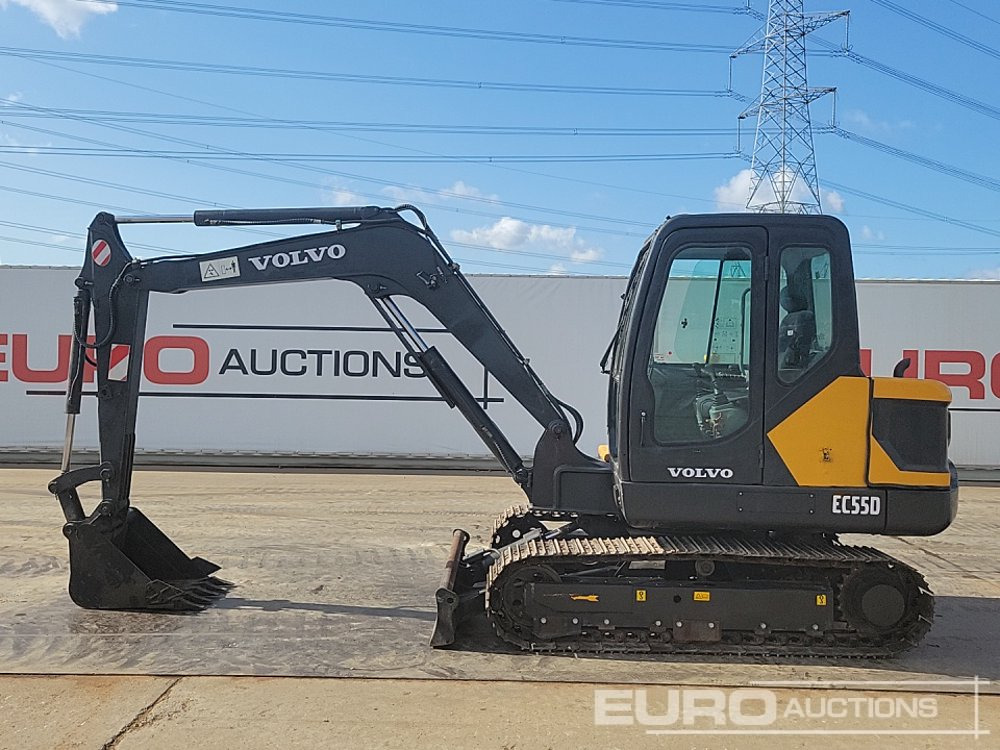 Volvo EC55D - Мини багер: снимка 2 Volvo EC55D - Мини багер: снимка 2