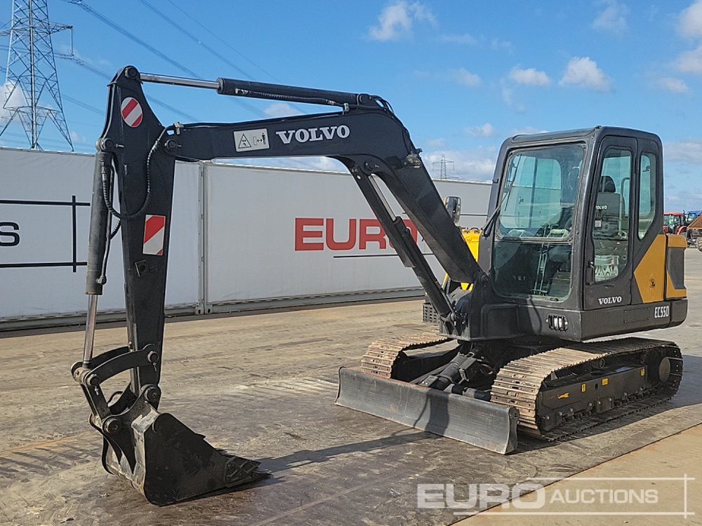 Volvo EC55D - Мини багер: снимка 1 Volvo EC55D - Мини багер: снимка 1