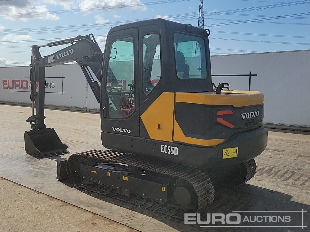 Volvo EC55D - Мини багер: снимка 3 Volvo EC55D - Мини багер: снимка 3