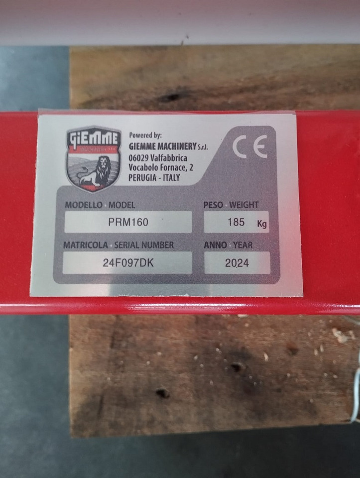 Pala posteriore Giemme PRM160 nuova - Кофа за Селскостопанска техника: снимка 2 Pala posteriore Giemme PRM160 nuova - Кофа за Селскостопанска техника: снимка 2