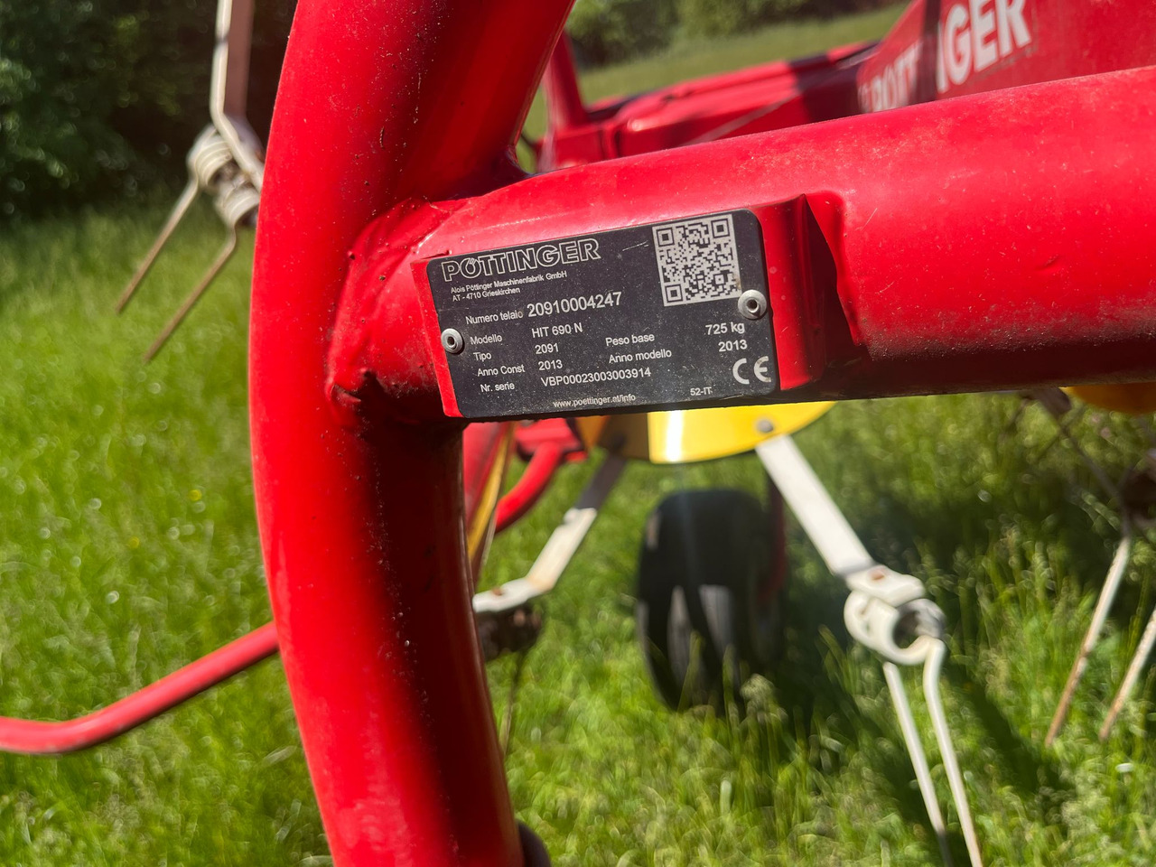 Voltafieno usato Pottinger Hit 690 N - Гребло/ Сенообръщачка: снимка 5 Voltafieno usato Pottinger Hit 690 N - Гребло/ Сенообръщачка: снимка 5