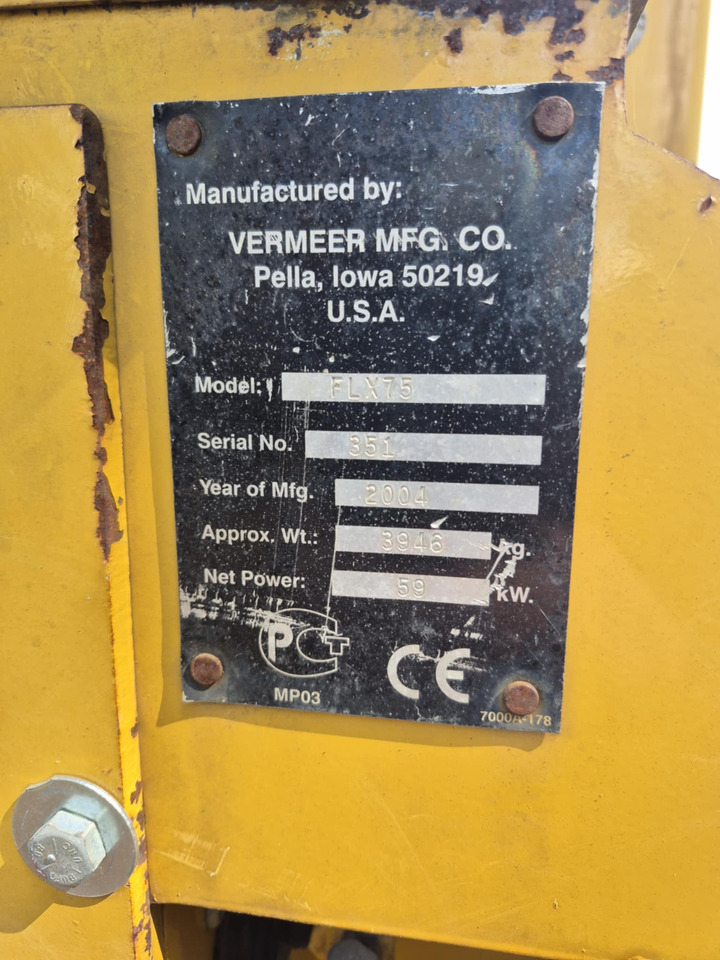 Каналокопател VERMEER Flextrak 75 Pługoukładacz: снимка 14
