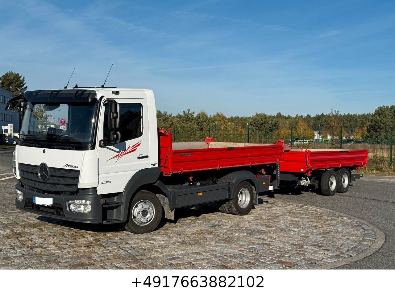 Mercedes-Benz Atego 1023 + Anhänger Dreiseitenkipper - Самосвал камион: снимка 3 Mercedes-Benz Atego 1023 + Anhänger Dreiseitenkipper - Самосвал камион: снимка 3