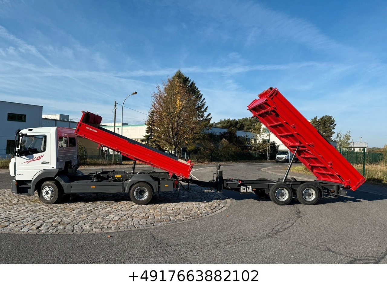 Mercedes-Benz Atego 1023 + Anhänger Dreiseitenkipper - Самосвал камион: снимка 2 Mercedes-Benz Atego 1023 + Anhänger Dreiseitenkipper - Самосвал камион: снимка 2
