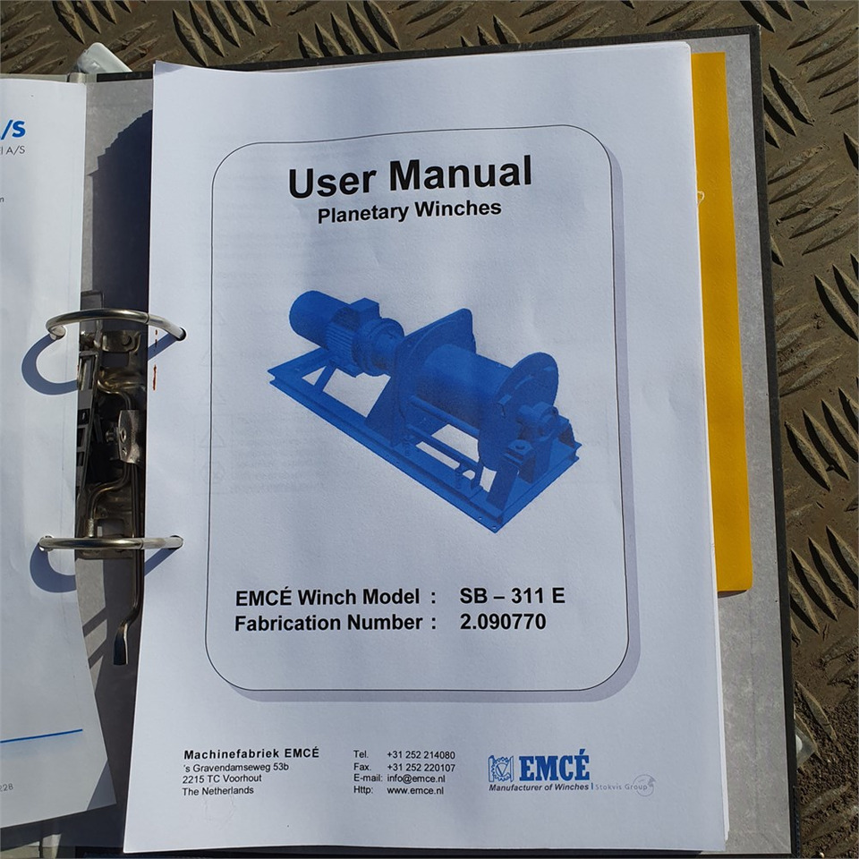 ABC EMCE SB-311E - Винч: снимка 4 ABC EMCE SB-311E - Винч: снимка 4