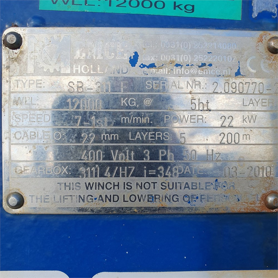 ABC EMCE SB-311E - Винч: снимка 5 ABC EMCE SB-311E - Винч: снимка 5