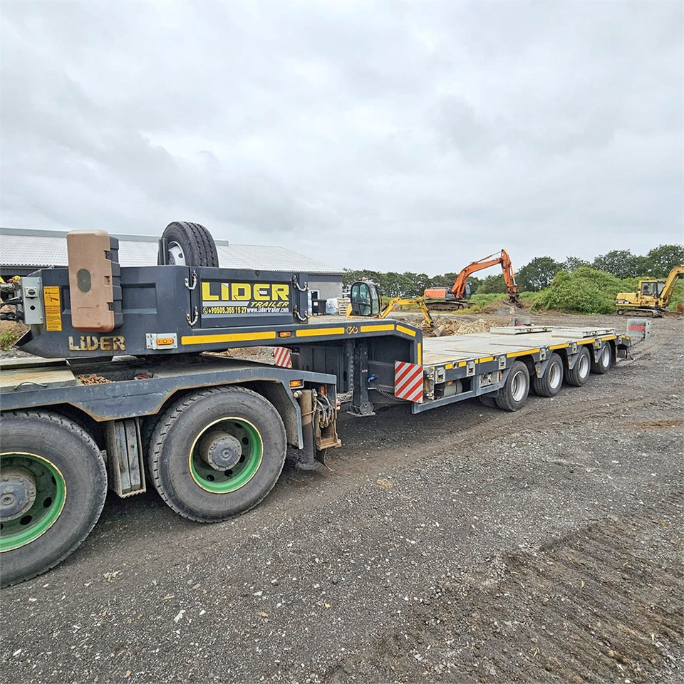 Нискорамна площадка полуремарке ABC Lider Lowbed LDR4A - model B: снимка 6