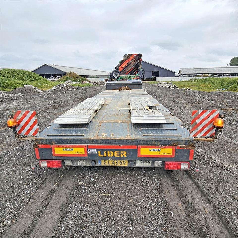Нискорамна площадка полуремарке ABC Lider Lowbed LDR4A - model B: снимка 9