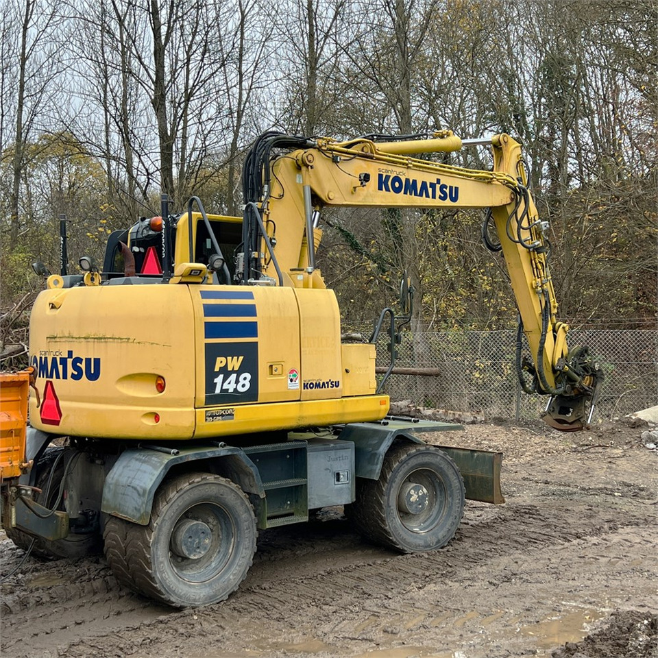 Komatsu PW148-10 - Колесен багер: снимка 1 Komatsu PW148-10 - Колесен багер: снимка 1