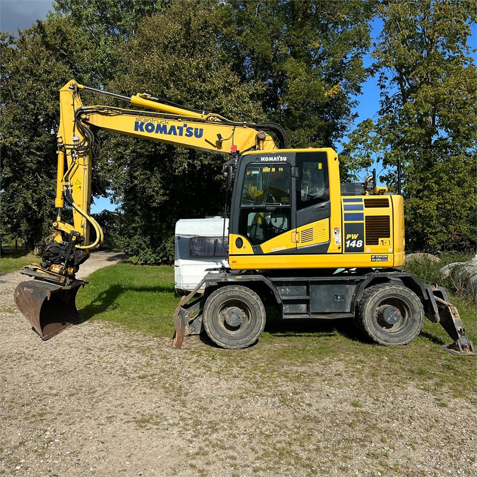 Komatsu PW148-11 - Колесен багер: снимка 1 Komatsu PW148-11 - Колесен багер: снимка 1