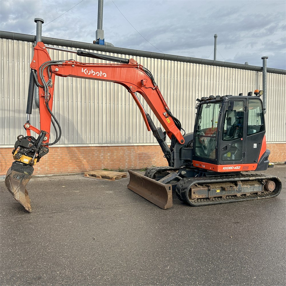 Kubota KX080-4 A2 - Мини багер: снимка 2 Kubota KX080-4 A2 - Мини багер: снимка 2