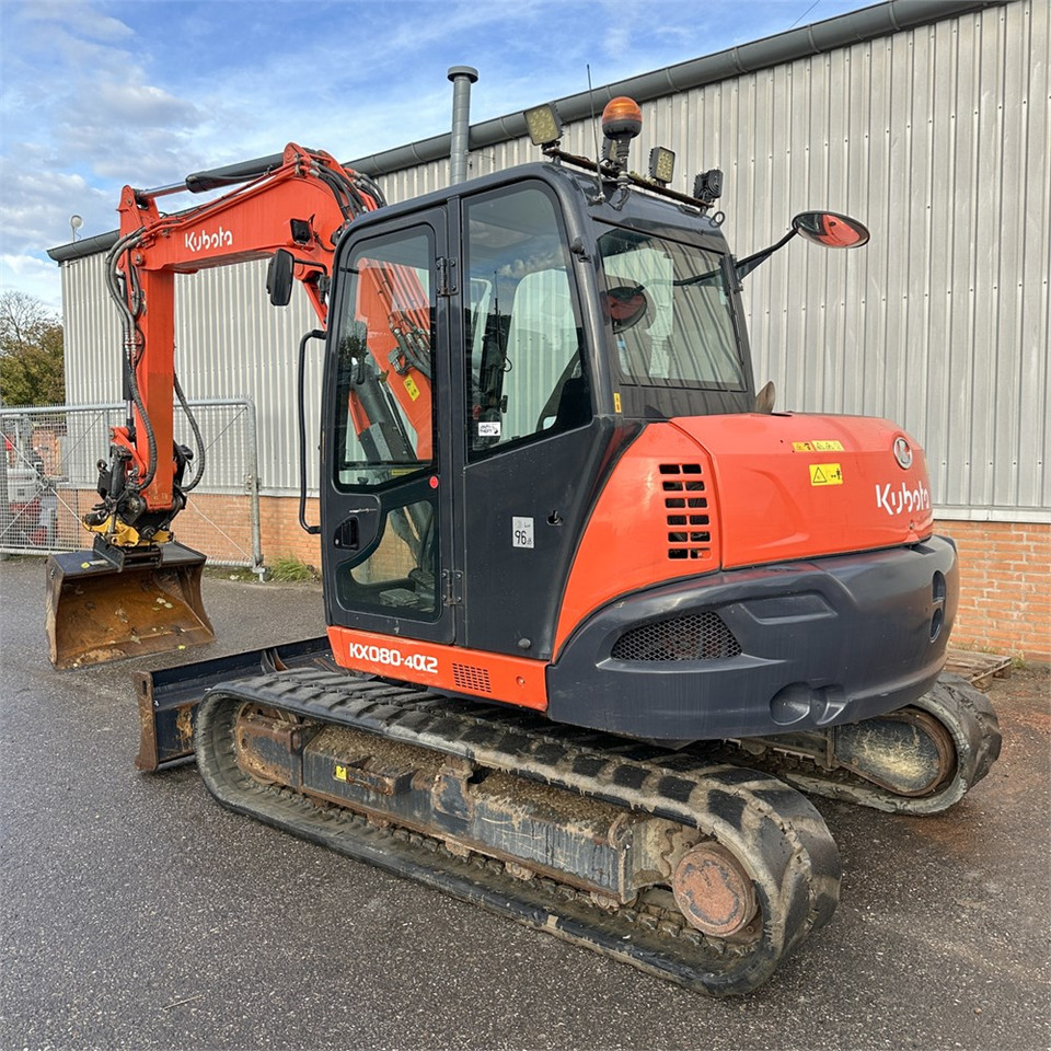 Kubota KX080-4 A2 - Мини багер: снимка 3 Kubota KX080-4 A2 - Мини багер: снимка 3