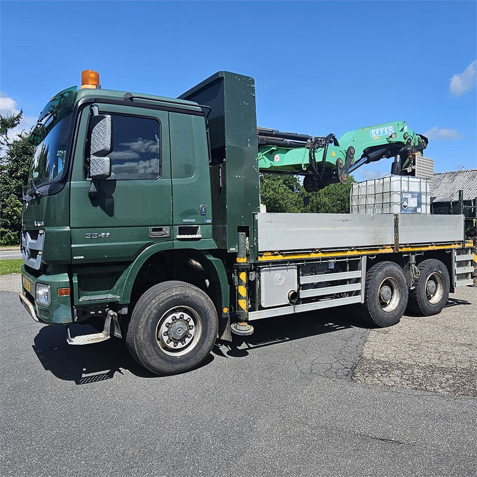 Mercedes Actros 3341 A BlueTec 5 - Бордови камион, Камион с кран: снимка 1 Mercedes Actros 3341 A BlueTec 5 - Бордови камион, Камион с кран: снимка 1