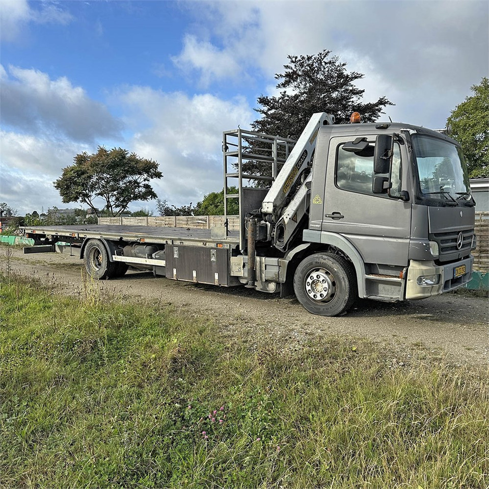 Mercedes Atego 1524 LL - Бордови камион, Камион с кран: снимка 1 Mercedes Atego 1524 LL - Бордови камион, Камион с кран: снимка 1