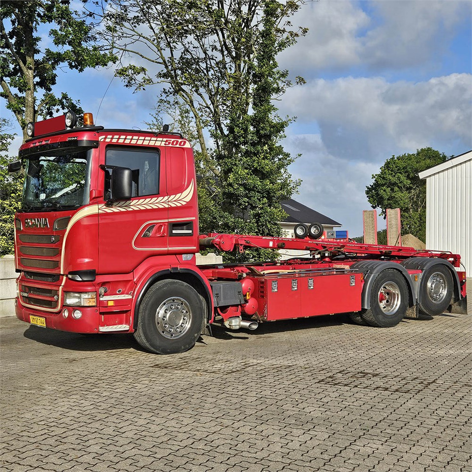 Scania R 500 - Камион с кабелна система: снимка 1 Scania R 500 - Камион с кабелна система: снимка 1