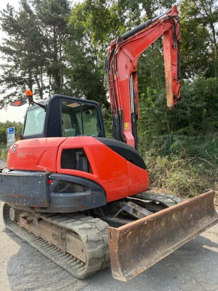 Kubota KX080-4 - Мини багер: снимка 4 Kubota KX080-4 - Мини багер: снимка 4