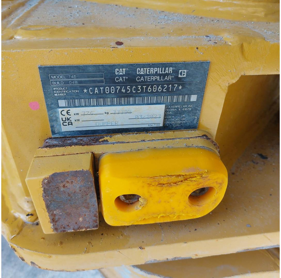 CAT 745 - Съчленен самосвал: снимка 5 CAT 745 - Съчленен самосвал: снимка 5