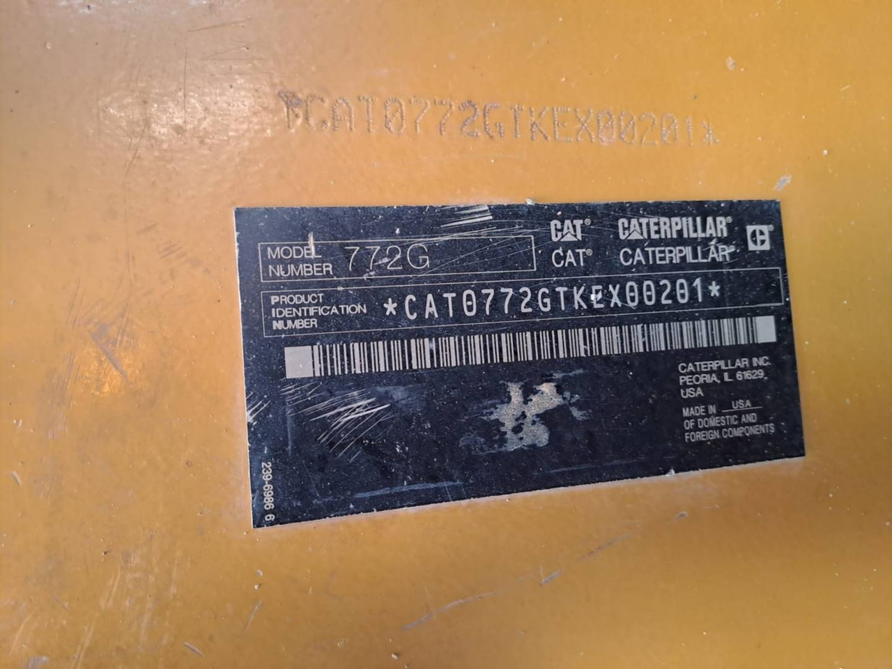 Кариерен самосвал CAT 772G: снимка 6