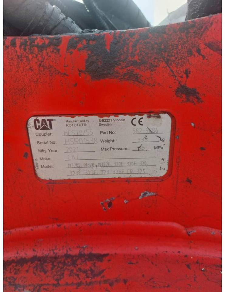 CAT HCS70/55/582-9886 - Бързо сменник: снимка 2 CAT HCS70/55/582-9886 - Бързо сменник: снимка 2