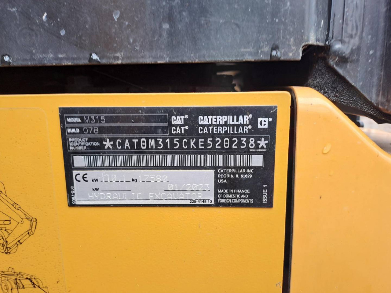CAT M315 - Колесен багер: снимка 5 CAT M315 - Колесен багер: снимка 5
