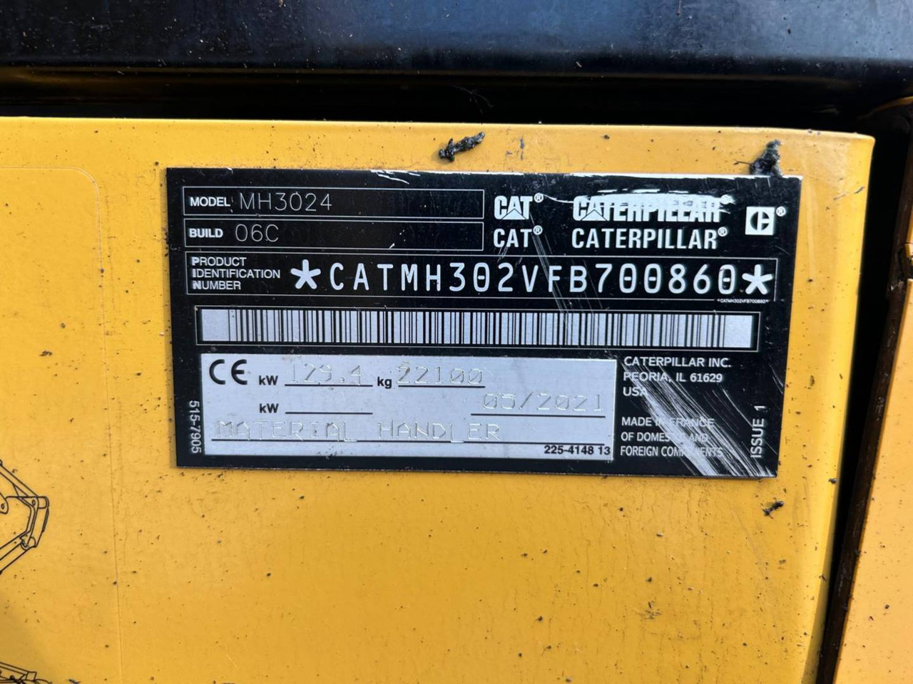 CAT MH3024-1 - Колесен багер: снимка 5 CAT MH3024-1 - Колесен багер: снимка 5
