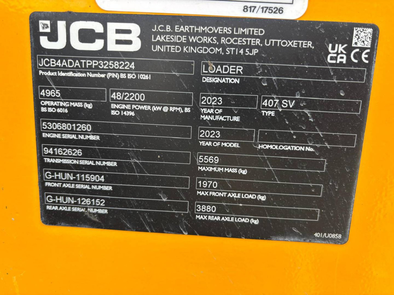 JCB 407 - Колесен товарач: снимка 5 JCB 407 - Колесен товарач: снимка 5