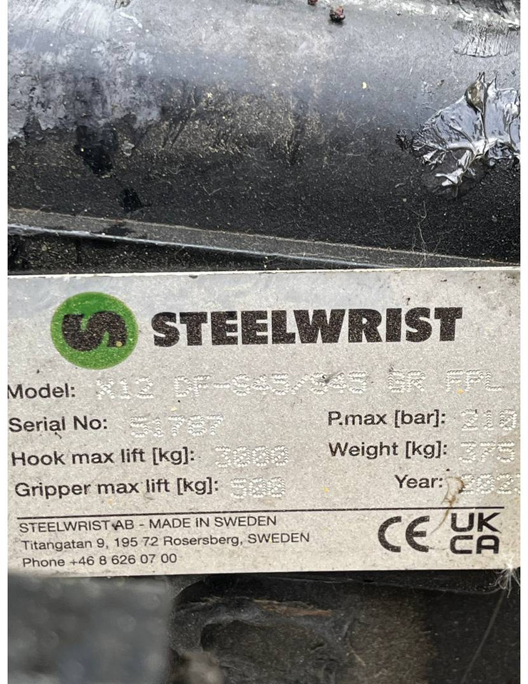 STILL STEELWRIST/X12/S45/S45/TILT/ROTATOR - Тилтротатор: снимка 3 STILL STEELWRIST/X12/S45/S45/TILT/ROTATOR - Тилтротатор: снимка 3