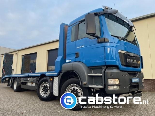 MAN TGS 35.360 8x2 Machinetransporter - Oprijwagen - Bouwjaar 2014 - Hydraulische rampen - 8x2-4 - Bickel-Tec - Good condition - Автовоз камион: снимка 1 MAN TGS 35.360 8x2 Machinetransporter - Oprijwagen - Bouwjaar 2014 - Hydraulische rampen - 8x2-4 - Bickel-Tec - Good condition - Автовоз камион: снимка 1