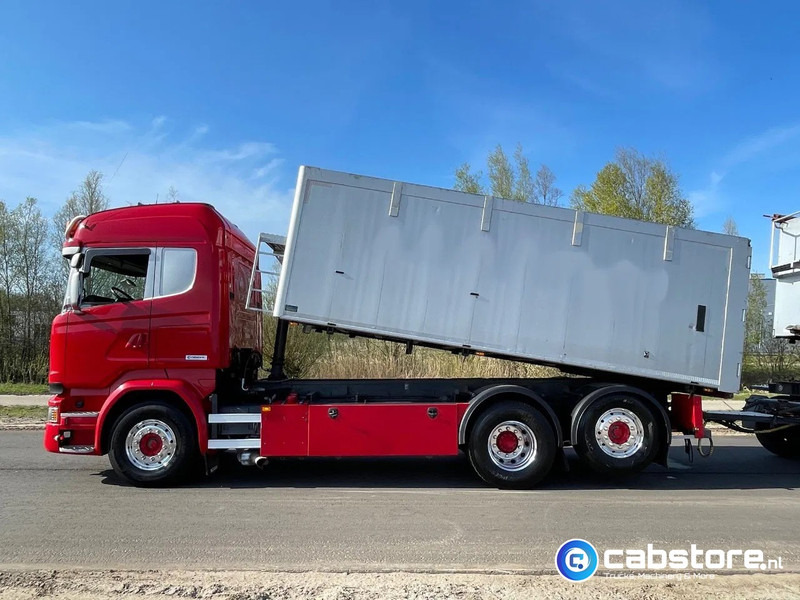 Scania R450 LB6X2*4HNB Euro 6 - Year 2016 - RETARDER - ALUMINIUM kipper + FLOOR kipper aanhangwagen - Good Condition !! - Самосвал камион: снимка 5 Scania R450 LB6X2*4HNB Euro 6 - Year 2016 - RETARDER - ALUMINIUM kipper + FLOOR kipper aanhangwagen - Good Condition !! - Самосвал камион: снимка 5